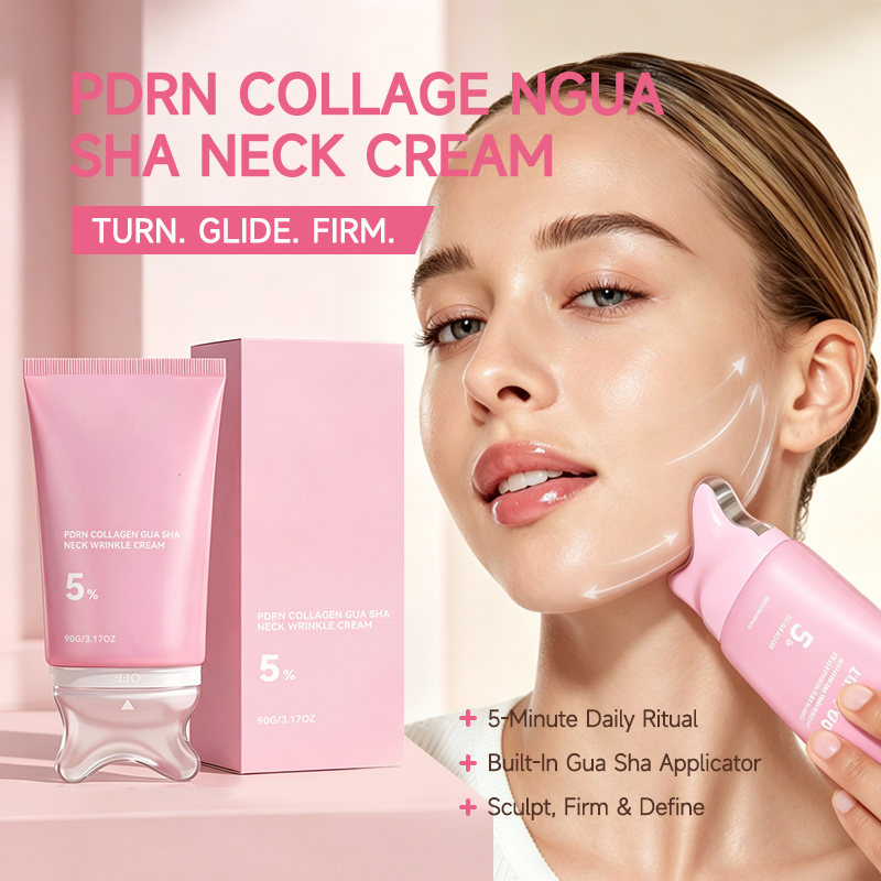 NeckGlow™ – Crème Collagène Gua Sha