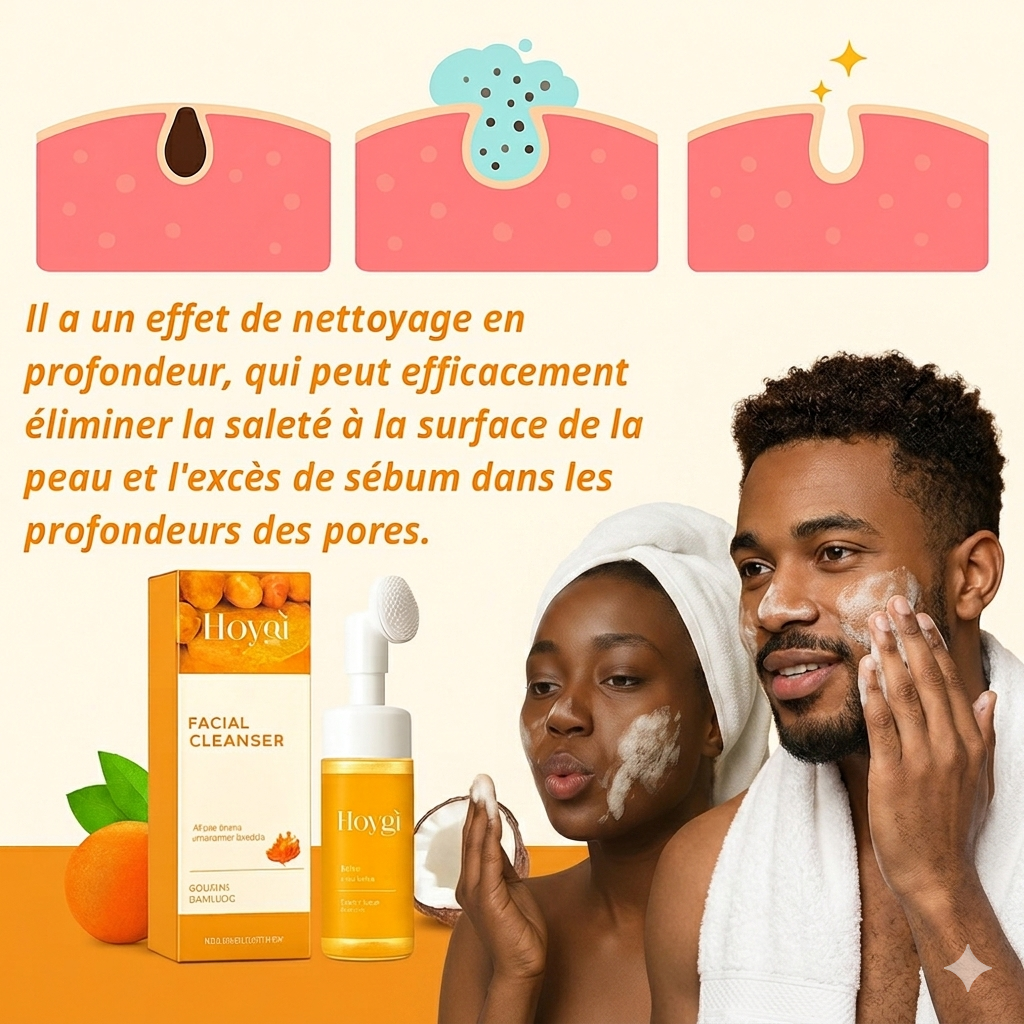 Nettoyant au Curcuma™️ Peau Claire Lumineuse