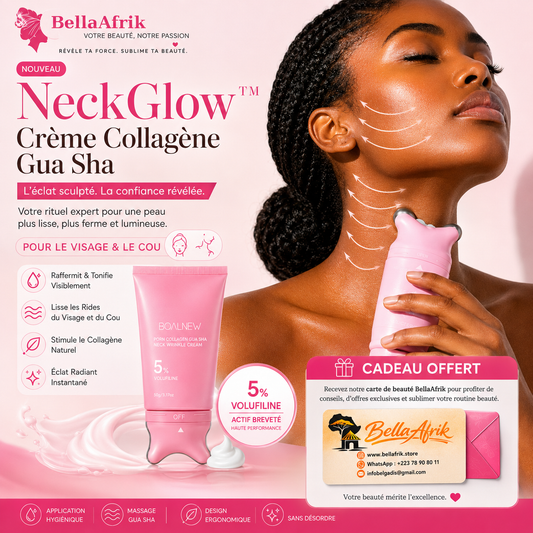 NeckGlow™ – Crème Collagène Gua Sha